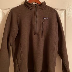 Patagonia Brown Fleece Pullover Quarter-Zip